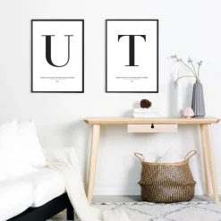 Letter U Plakat (21x29.7 cm (A4))