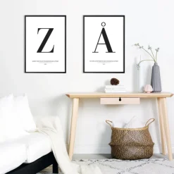 Letter Z Plakat (21x29.7 cm (A4))