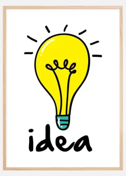 Lightbulb Plakat (21x29.7 cm (A4))
