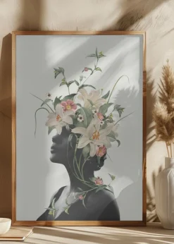 Lily flower Plakat (21x29.7 cm (A4))