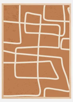 Lines Lines Lines Plakat (21x29.7 cm (A4))