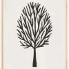 Linocut Tree #3 Plakat (21x29.7 cm (A4))