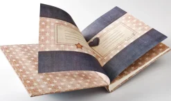 Little Babyalbum Boy Blå - 28x30,5 cm (50 Hvide sider / 25 blade)