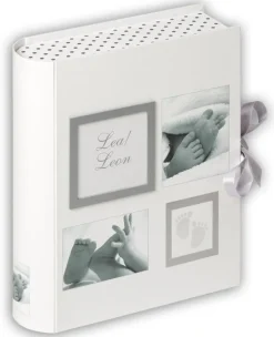 Little Foot Babybox GråHvid