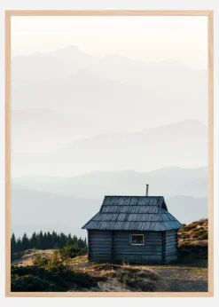 Lonely Cabin Plakat (21x29.7 cm (A4))