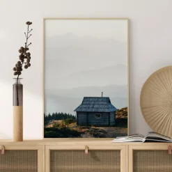 Lonely Cabin Plakat (21x29.7 cm (A4))