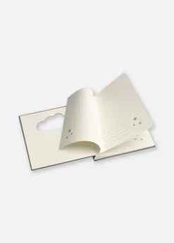 Magical Babyalbum Grå - 25,7x29,2 cm (50 Hvide sider / 25 ark)