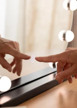 Makeupspejl Flawless Sort 47x50 cm