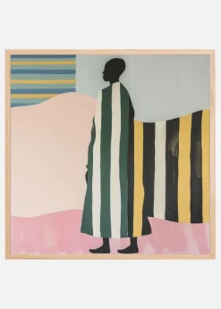 Man In Stripes Plakat (30x30 cm)