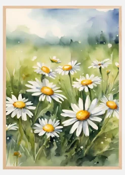 Margeriten Plakat (21x29.7 cm (A4))