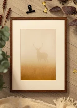 Massive Oak Akrylglas Dark Painted 42x59,4 cm (A2)