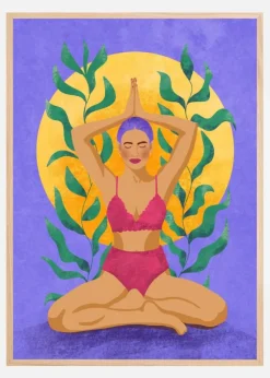Meditation Plakat (21x29.7 cm (A4))