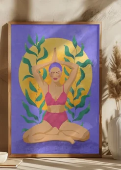 Meditation Plakat (21x29.7 cm (A4))