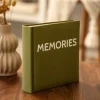 Memories Linen Album Grøn - 200 billeder i 10x15 cm