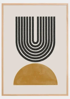 Mid Century Modern No1 Plakat (21x29.7 cm (A4))