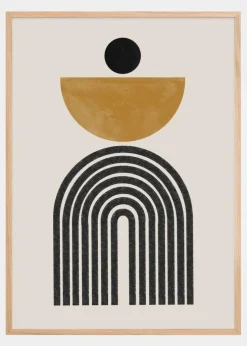 Mid Century No2 Plakat (21x29.7 cm (A4))