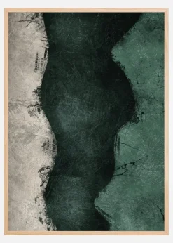 Midnight Emerald No4 Plakat (21x29.7 cm (A4))