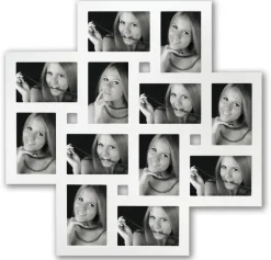 Milano Collageramme Akrylglas Hvid - 12 Billeder