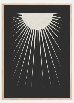 Minimal Moon Plakat (21x29.7 cm (A4))