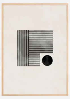 Minimalist square Plakat (21x29.7 cm (A4))