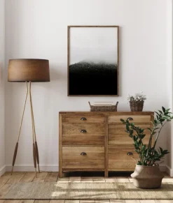 Misty mountain Plakat (21x29.7 cm (A4))