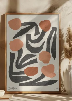 Modern Flower 03 Plakat (21x29.7 cm (A4))