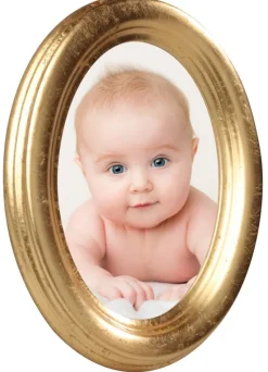 Molly ramme Oval Guld 24x30 cm