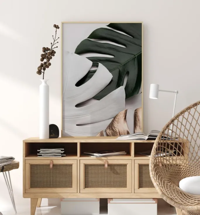 Monstera Colors Plakat (21x29.7 cm (A4))