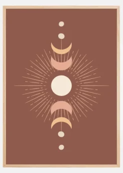 Moonphase No3 Plakat (21x29.7 cm (A4))