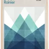 Mount Rainier Plakat (21x29.7 cm (A4))