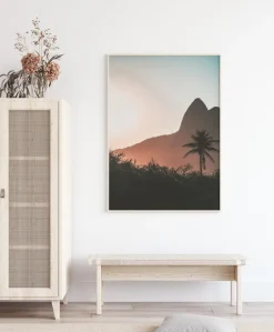 Mountain Sunset Plakat (21x29.7 cm (A4))