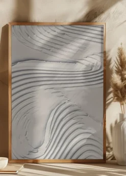 Mud Texture 14 Beige Plakat (21x29.7 cm (A4))