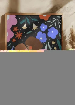 Mum and Daughter In Bloom Plakat (21x29.7 cm (A4))