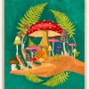 My Mushroom Cosmos Plakat (21x29.7 cm (A4))