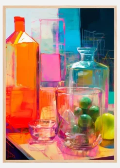 Neon Still Life No 2 Plakat (21x29.7 cm (A4))