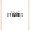 New day - NEW ADVENTURES Plakat (21x29.7 cm (A4))