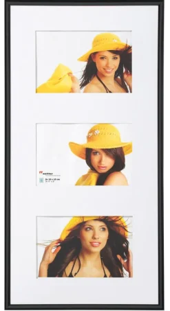 New Lifestyle Collageramme Sort - 3 Billeder (10x15 cm)