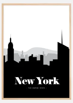 New York Skyline Plakat (21x29.7 cm (A4))