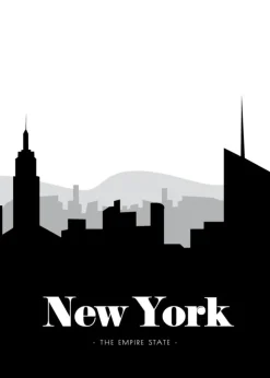 New York Skyline Plakat (21x29.7 cm (A4))