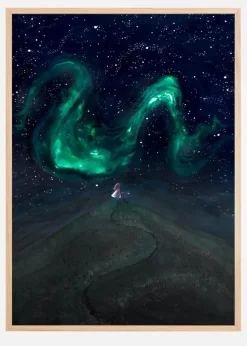 Northern Lights Plakat (21x29.7 cm (A4))