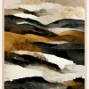 Ochre And Beige Mountains Plakat (21x29.7 cm (A4))