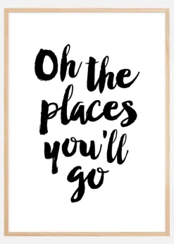 Oh the places you'll go Plakat (21x29.7 cm (A4))