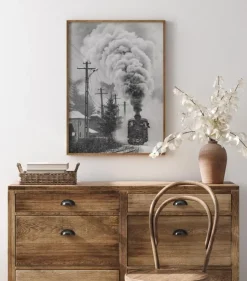 Old Train Plakat (21x29.7 cm (A4))