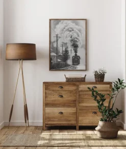 Old Train Plakat (21x29.7 cm (A4))