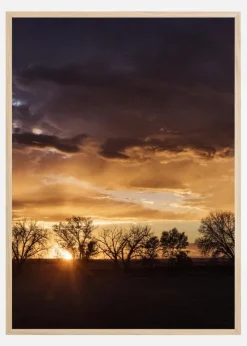 Orange Sky Plakat (21x29.7 cm (A4))