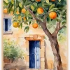 Orangetree Plakat (21x29.7 cm (A4))