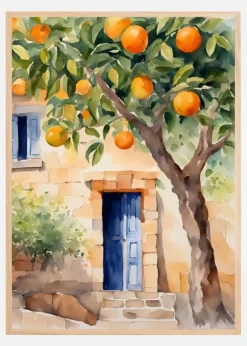 Orangetree Plakat (21x29.7 cm (A4))