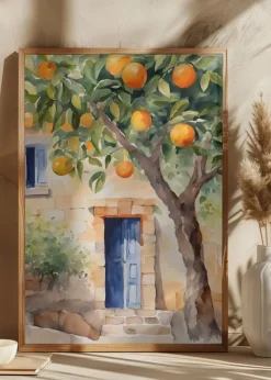 Orangetree Plakat (21x29.7 cm (A4))