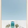 Ostuni blue door Plakat (21x29.7 cm (A4))