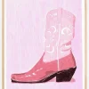 Pac Cowgirlboot Plakat (21x29.7 cm (A4))